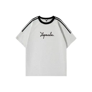 HIPANDA T Shirt Unisex Beige Gray