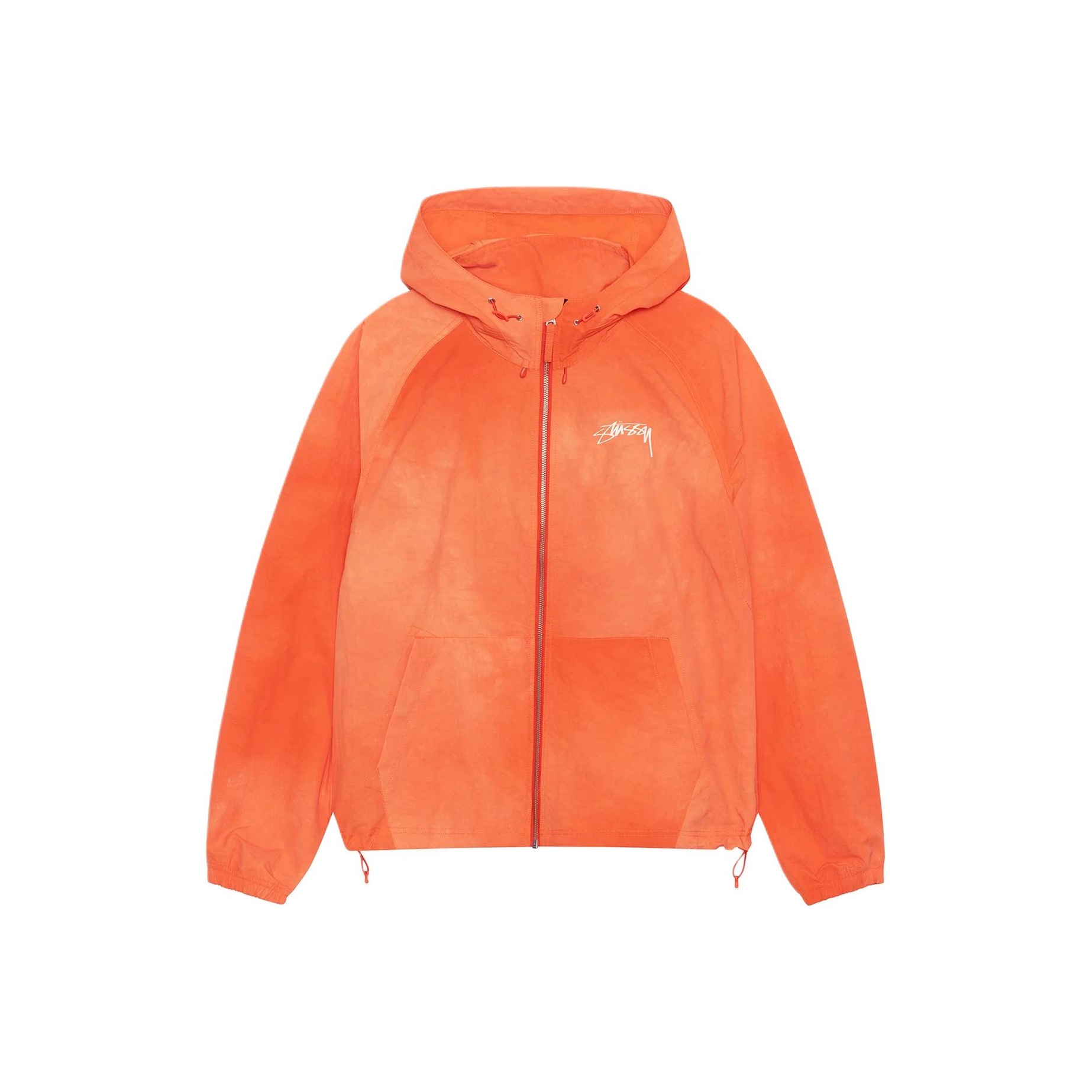 Stussy Beach Ripstop Transparent Shell Jacket Orange M - POIZON
