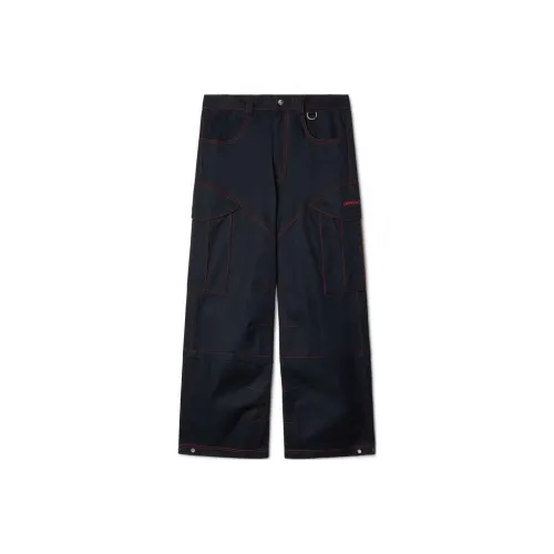 OFF WHITE Button Detailed Wide Leg Pants