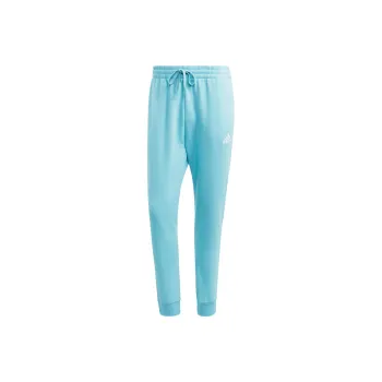 Adidas Essentials Fleece Regular Tapered Joggers Knitted Sports Pants Men's Blue