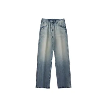 FAIRWHALE Jeans Unisex Gradient Denim Blue