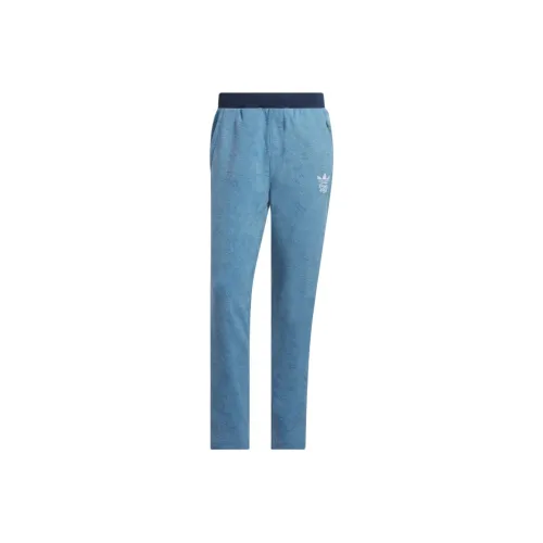 Adidas Originals Knitted Sweatpants Men Blue