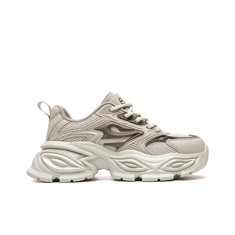 ZOIBBOE Cushioning, Slip Resistant, Abrasion Resistant, Breathable Coverage Low Top Chunky Sneakers Unisex-6