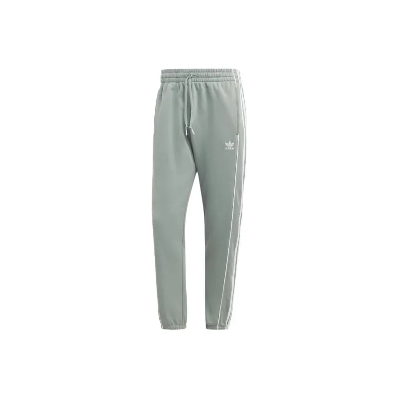 Adidas Originals Knitted Sweatpants Men Silver Green-0