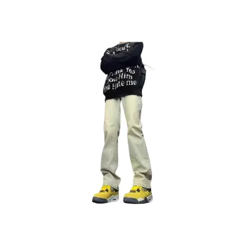 IJRJ Jeans Unisex Yellow Mud