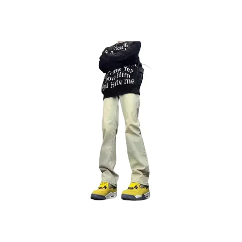 IJRJ Jeans Unisex Yellow Mud