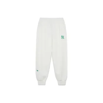 MLB New York Yankees Knitted Sweatpants Unisex White