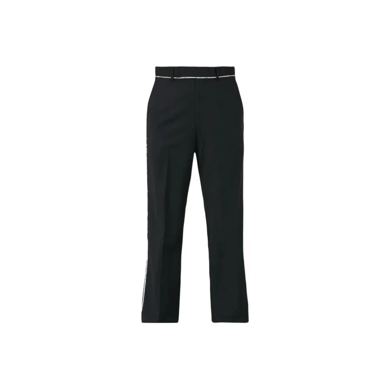 AMIRI Crystal Trim Tailored Kick Flare Jean-0