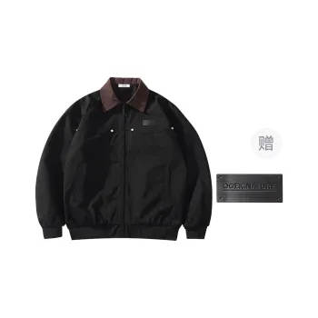 OGEK Jackets Coats Unisex Black