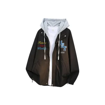FASTFISH Jackets Coats Unisex Black Gray