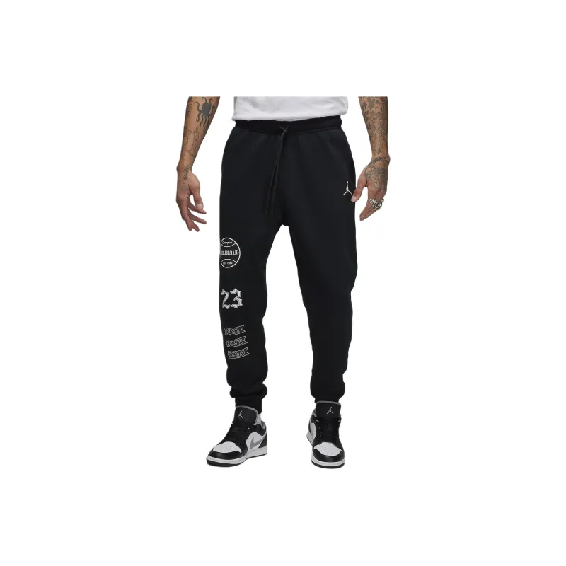 Jordan Essentials Knitted Sports Pants Men's Black-0