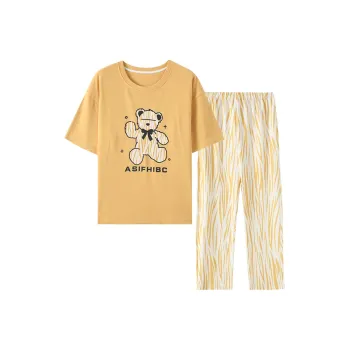 Lan Miao Pajama Set Women's Sunflower