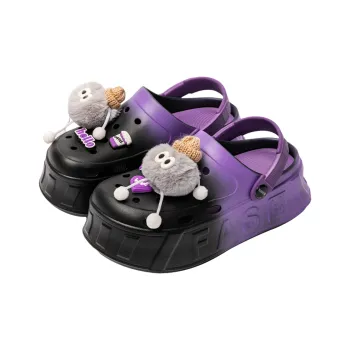 Ailise Slippers Black Purple/White/Pink/Coffee