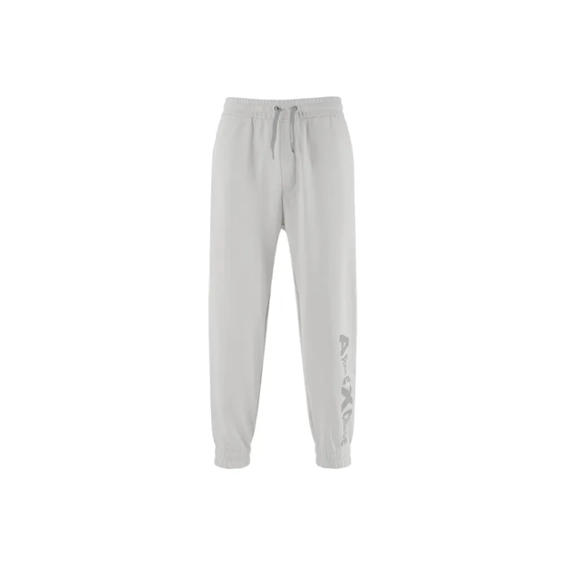 ARMANI EXCHANGEAE SS23 Knitted Sweatpants Men's Light Gray-0