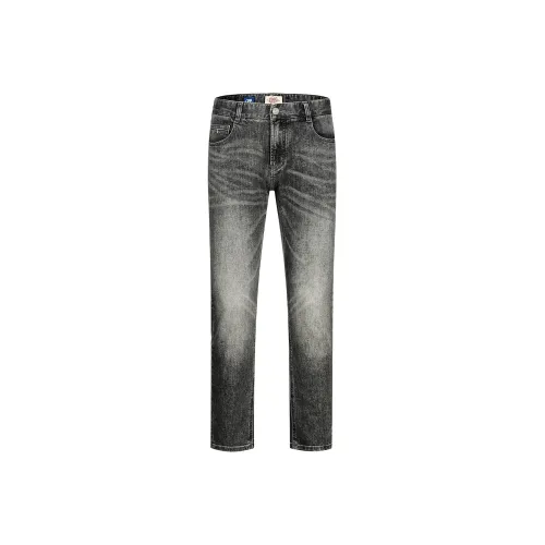 23R+ Custom Metal Straight Fit Casual Jeans Men's