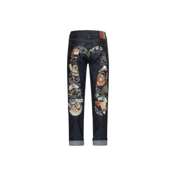 EVISU Jeans Men Denim Blue