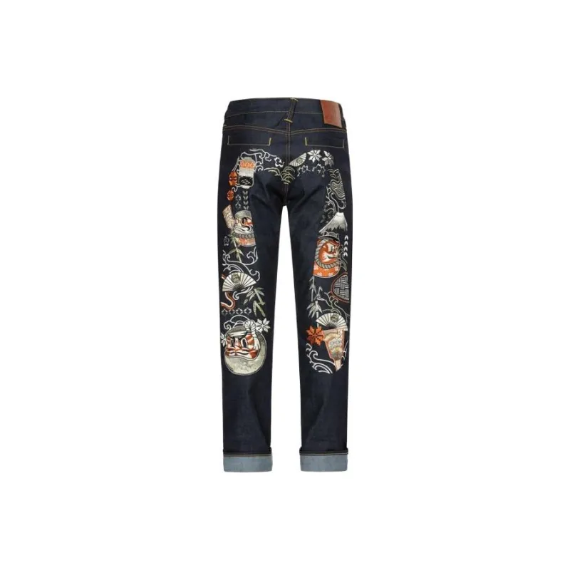 EVISU Jeans Men Denim Blue-0