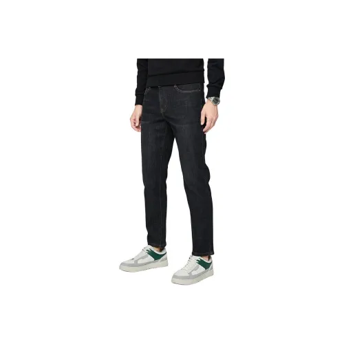 Dance With Wolves Jeans Men's Navy Blue