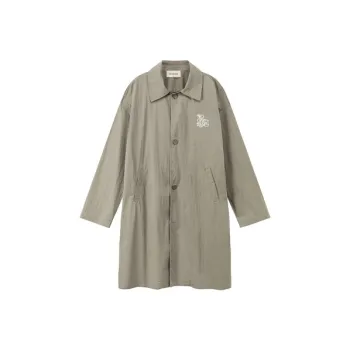 NO ONE ELSE Trench Coat Unisex Army Green