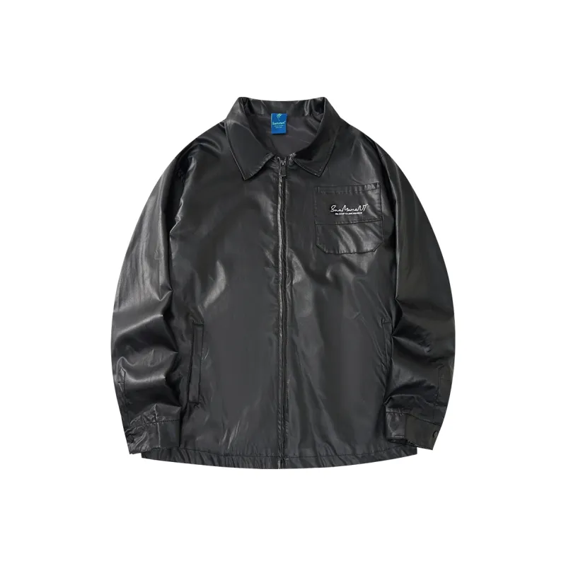 Suamoment Casual American Vintage Coat Top Unisex-0