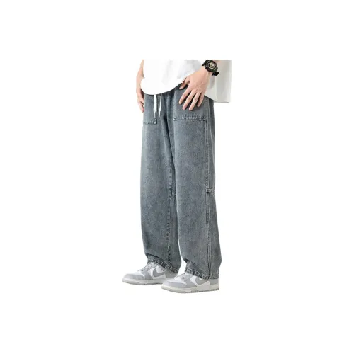 WOOD SOON Jeans Men's Snowflake Blue