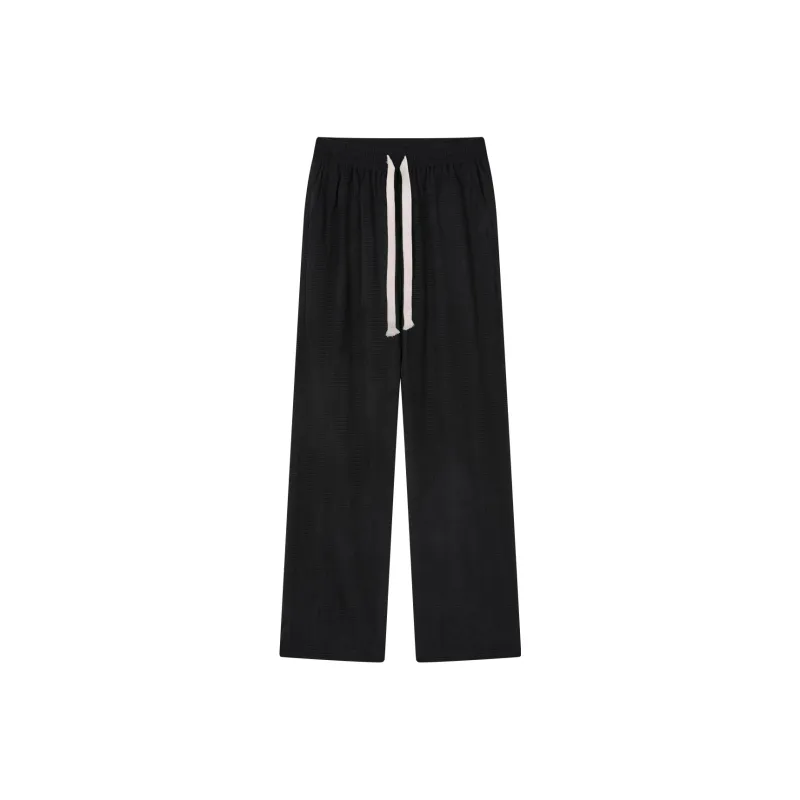 PASET Casual Pants Unisex Black-0