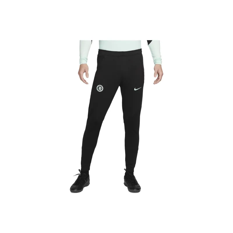 Nike Chelsea F.C. Strike Third Knitted Sports Pants Men's Black-0