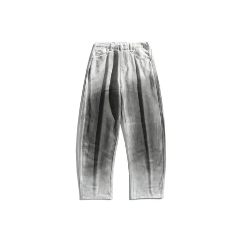 【dme】 Jeans Unisex Gradient White