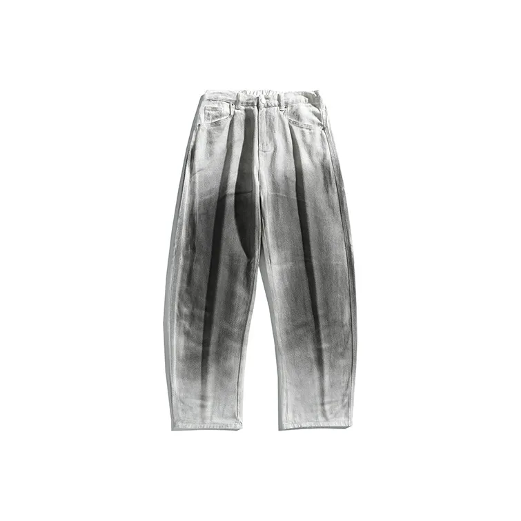 【dme】 Jeans Unisex Gradient White-0