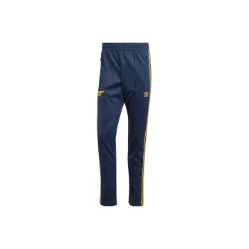 Adidas Originals ARSENAL BECKENBAUER TRACK PANTS Knitted Sports Pants Men's College Navy/Tribal Yellow