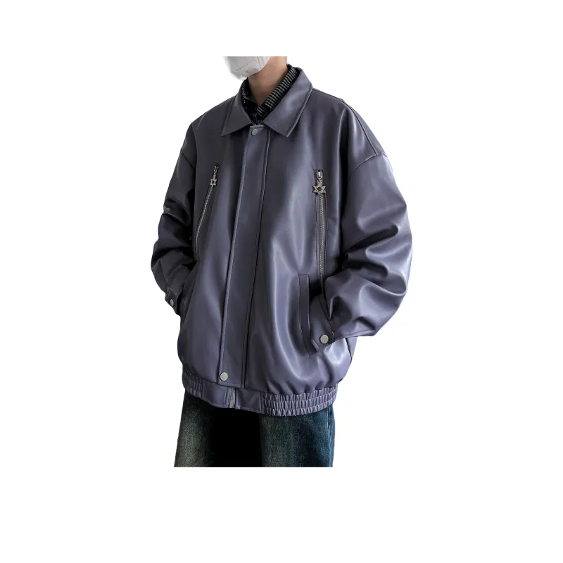 MERRTO Leather Jackets Unisex-8