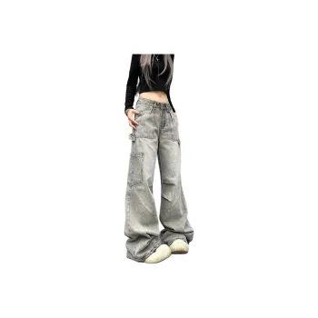 ORMY Jeans Unisex Gray