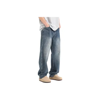 DUATOGE Jeans Men's Vintage Blue 