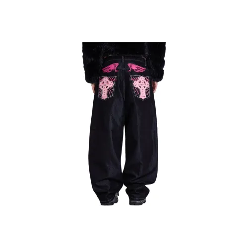 Jaded London Sapphire XL Colossus Jeans Unisex Medium Blue