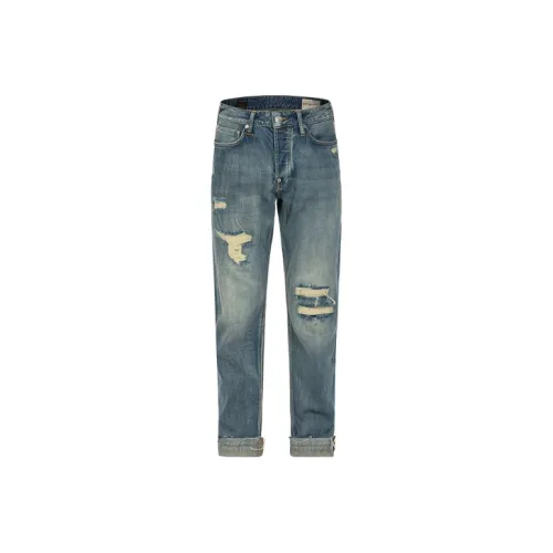 EVISU Jeans Men Denim Blue