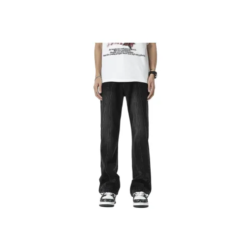 【dme】 Jeans Men's Black Gray Color