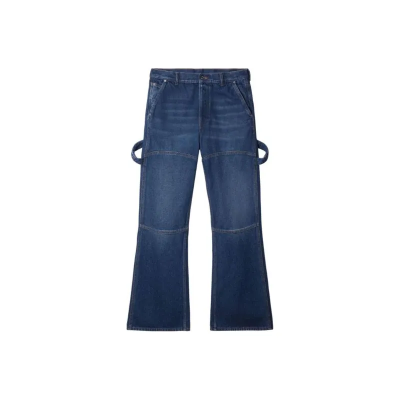 OFF WHITE Flared Carpenter Jeans-0