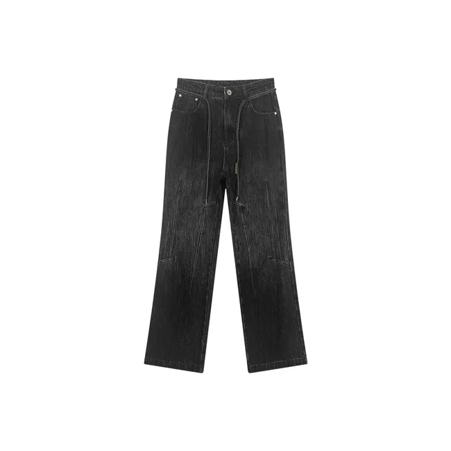 Bosieagender Jeans Unisex Denim Black-0