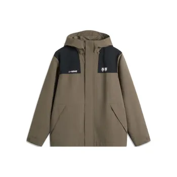 LiNing Trench Coat Unisex Teak Brown