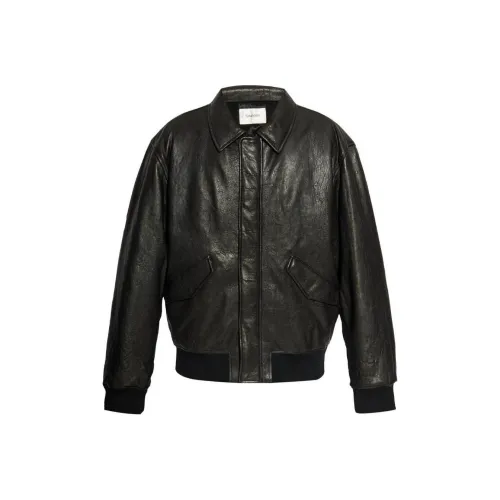 SAINT LAURENT Buttoned Bomber Jacket