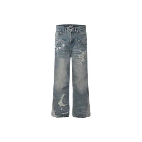 NOOING Jeans Unisex Blue
