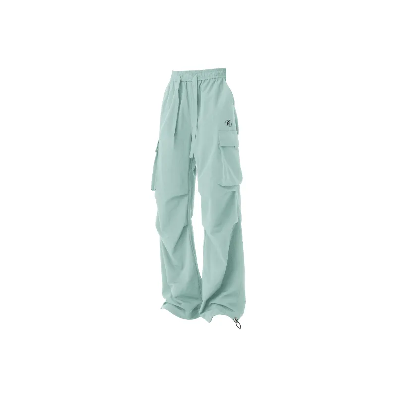 Warrior Ice Silk Quick Dry Summer Draped Cargo Pants Unisex-15
