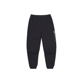 Erke Stand Up Technology Men's Training Collection Knitted Fabric Pants Men's Jet Black