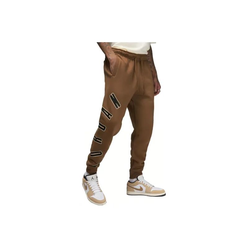 Jordan Flight MVP Knitted Sweatpants Men's Tan-0