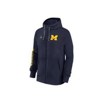 Nike Michigan Wolverines Sideline Team Issue Men's Nike College Full Zip Hoodie