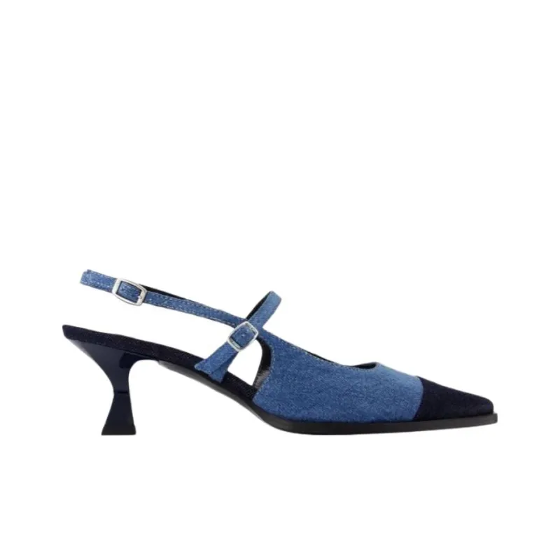 Carel Slim Heel High Heels 12.7cm Women's Blue-1