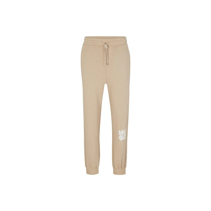 HUGO BOSS Logo print Cotton Track Pants-0