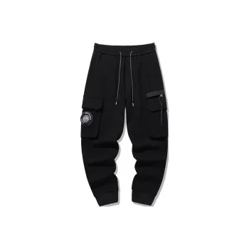 GUKUUL Casual Pants Unisex Black