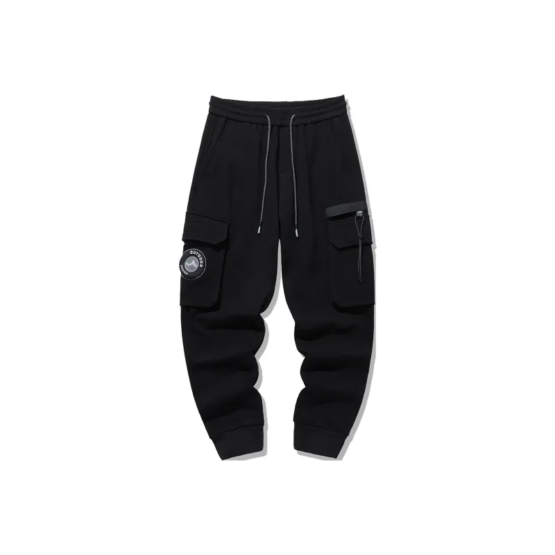 GUKUUL Casual Pants Unisex Black-0