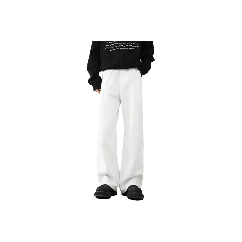 QOTRIOCK Jeans Men White-0